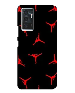 Чехол для Vivo V23e с картинкой «Jordan Red Pattern» Чехол для Vivo V23e с картинкой «Jordan Red Pattern»