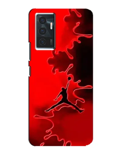 Чехол для Vivo V23e с картинкой «Jordan Red Smoke» Чехол для Vivo V23e с картинкой «Jordan Red Smoke»