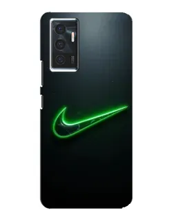 Чохол для Vivo V23e з картинкою «Неоновий контур Nike»