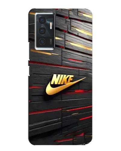 Чехол для Vivo V23e с картинкой «Золотой Nike на металле» Чехол для Vivo V23e с картинкой «Золотой Nike на металле»