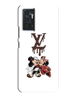 Чехол для Vivo V23e с картинкой «LV и Микки Маус»