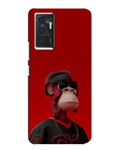 Чехол для Vivo V23e с картинкой «Bored Ape в красном» Чехол для Vivo V23e с картинкой «Bored Ape в красном»