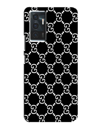 Чехол для Vivo V23e с картинкой «Gucci — сетчатый паттерн»