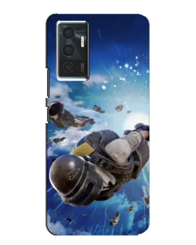 Чехол для Vivo V23e с картинкой «Десант PUBG — прыжок»