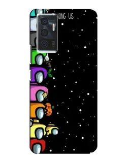 Чехол для Vivo V23e с картинкой «Команда Among Us»