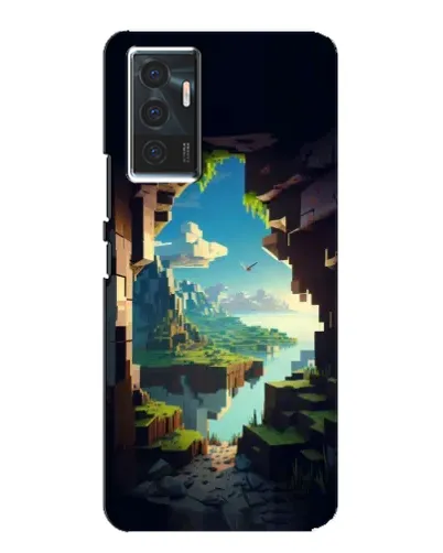 Чехол для Vivo V23e с картинкой «Вид из пещеры»