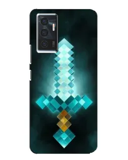 Чехол для Vivo V23e с картинкой «Алмазный меч неон» Чехол для Vivo V23e с картинкой «Алмазный меч неон»