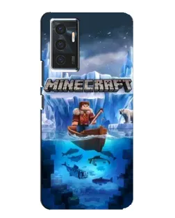 Чехол для Vivo V23e с картинкой «Minecraft ледяной мир» Чехол для Vivo V23e с картинкой «Minecraft ледяной мир»