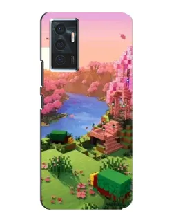 Чехол для Vivo V23e с картинкой «Розовое дерево Minecraft» Чехол для Vivo V23e с картинкой «Розовое дерево Minecraft»