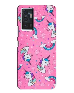 Чехол для Vivo V23e с картинкой «Unicorn паттерн розовый» Чехол для Vivo V23e с картинкой «Unicorn паттерн розовый»