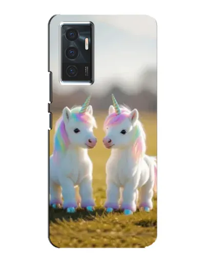 Чехол для Vivo V23e с картинкой «Пара единорогов» Чехол для Vivo V23e с картинкой «Пара единорогов»