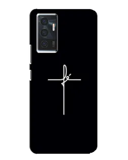 Чехол для Vivo V23e с картинкой «Тонкий крест»