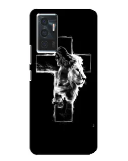 Чехол для Vivo V23e с картинкой «Сияющий крест Jesus»