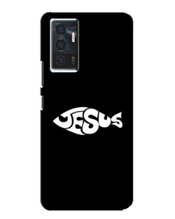 Чехол для Vivo V23e с картинкой «Рыба Jesus»
