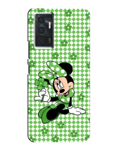Чехол для Vivo V23e с картинкой «Mickey в клетку»