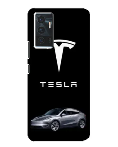 Чехол для Vivo V23e с картинкой «Tesla Model Y»