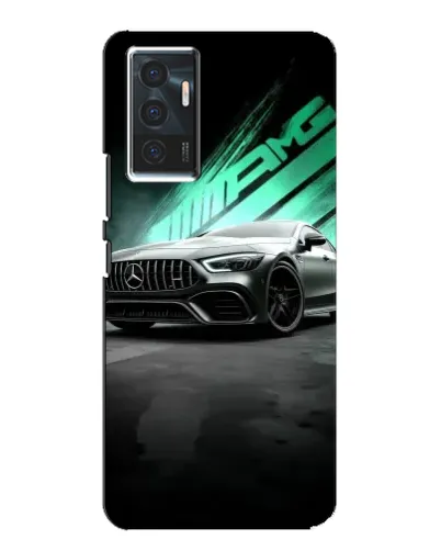 Чехол для Vivo V23e с картинкой «Темный Mercedes AMG»