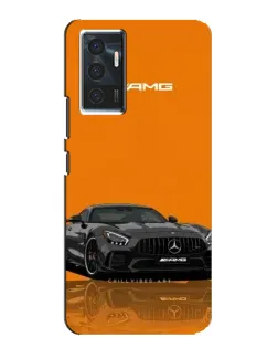 Чехол для Vivo V23e с картинкой «Оранжевый Mercedes AMG»