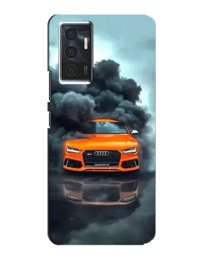 Чехол для Vivo V23e с картинкой «Audi в облаках дыма» Чехол для Vivo V23e с картинкой «Audi в облаках дыма»