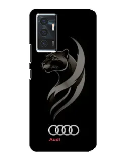 Чохол для Vivo V23e з картинкою «Графіка — пантера та Audi»