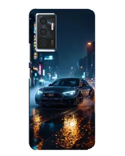 Чохол для Vivo V23e з картинкою «Нічне місто та Audi»