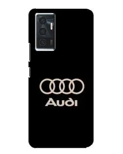 Чохол для Vivo V23e з картинкою «Audi — золотий логотип»