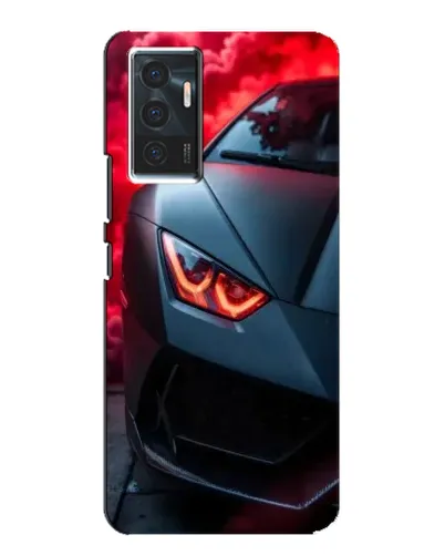 Чехол для Vivo V23e с картинкой «Lamborghini красное сияние»