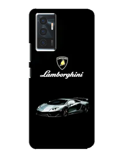 Чехол для Vivo V23e с картинкой «Логотип Lamborghini классика»