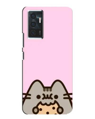 Чехол для Vivo V23e с картинкой «Pusheen и печенье» Чехол для Vivo V23e с картинкой «Pusheen и печенье»