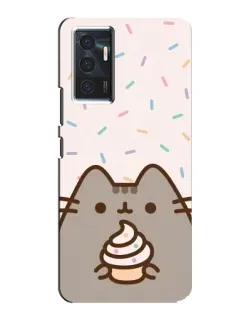 Чохол для Vivo V23e з картинкою «Пушин з кексом»