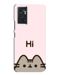 Чохол для Vivo V23e з картинкою «Пушин каже Hi»