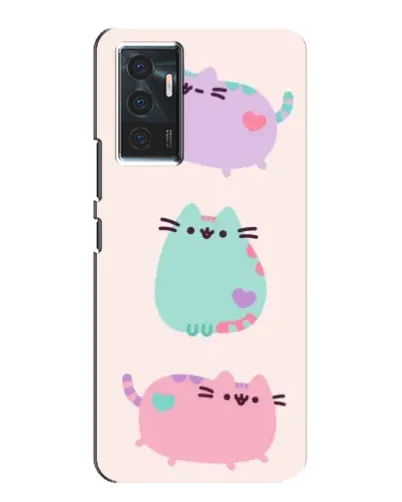 Чехол для Vivo V23e с картинкой «Pusheen трио» Чехол для Vivo V23e с картинкой «Pusheen трио»