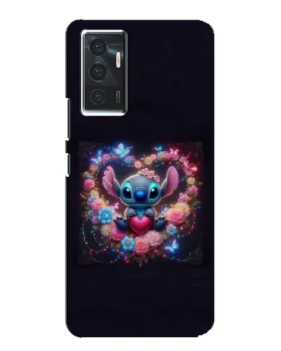 Чехол для Vivo V23e с картинкой «Stitch в цветах» Чехол для Vivo V23e с картинкой «Stitch в цветах»