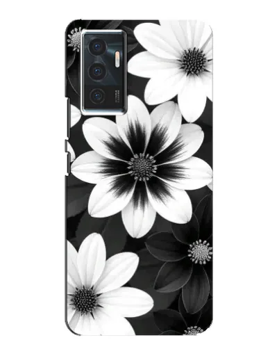 Чехол для Vivo V23e с картинкой «Монохромные астры» Чехол для Vivo V23e с картинкой «Монохромные астры»