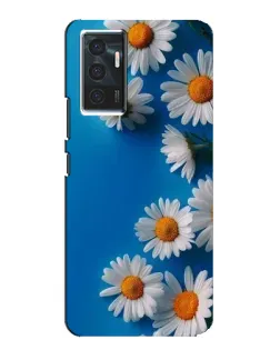 Чехол для Vivo V23e с картинкой «Белоснежные маргаритки»