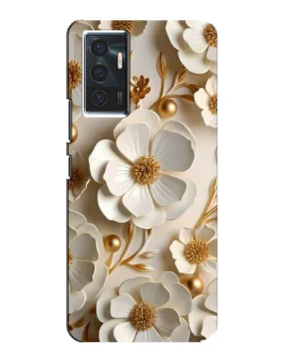 Чехол для Vivo V23e с картинкой «Белие бумажние цвети» Чехол для Vivo V23e с картинкой «Белие бумажние цвети»
