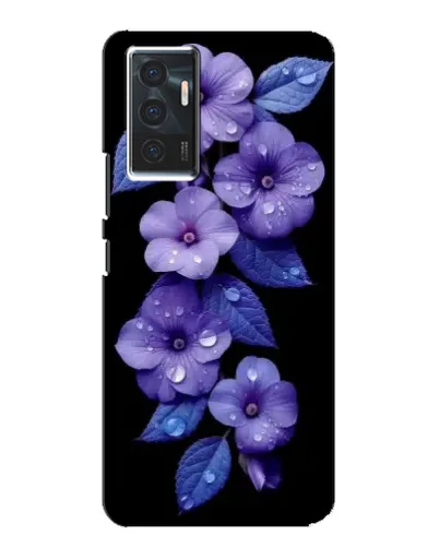 Чехол для Vivo V23e с картинкой «Фиолетовые цветы с росою» Чехол для Vivo V23e с картинкой «Фиолетовые цветы с росою»