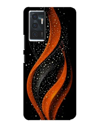 Чехол для Vivo V23e с картинкой «Огненная звездная волна»