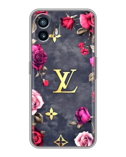 Чехол для Vivo V60e с картинкой «Цветочный Louis Vuitton» Чехол для Vivo V60e с картинкой «Цветочный Louis Vuitton»