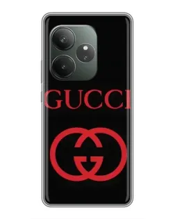 Чехол для Vivo V70 Elite с картинкой «Gucci — красный логотип»