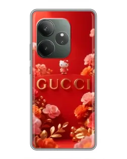 Чехол для Vivo V70 Elite с картинкой «Gucci — золотой сад»