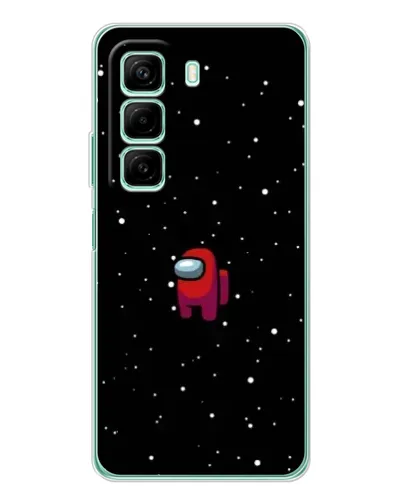 Чехол для Vivo Y400 с картинкой «Красный Among Us»