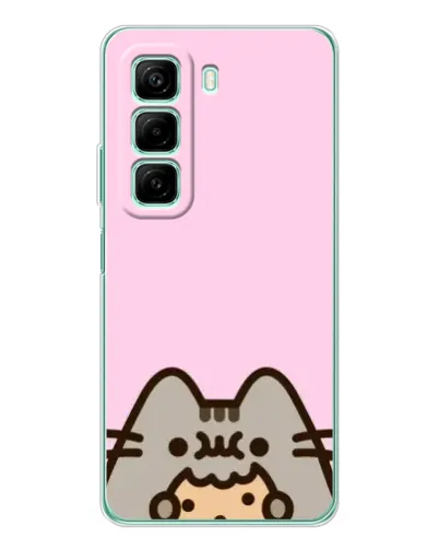 Чехол для Vivo Y400 с картинкой «Pusheen и печенье»