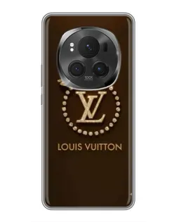 Чехол для Vivo X200 PRO с картинкой «LV — золотая печать»