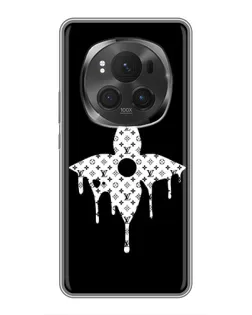Чехол для Vivo X200 PRO с картинкой «Цветочная монограмма»