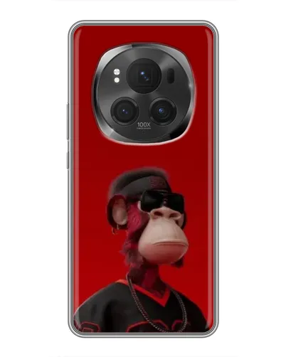 Чехол для Vivo X200 PRO с картинкой «Bored Ape в красном» Чехол для Vivo X200 PRO с картинкой «Bored Ape в красном»