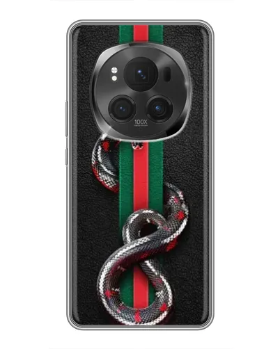 Чехол для Vivo X200 PRO с картинкой «Gucci — змея на полосе» Чехол для Vivo X200 PRO с картинкой «Gucci — змея на полосе»
