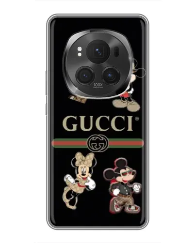 Чехол для Vivo X200 PRO с картинкой «Gucci — герои Disney и монограмма» Чехол для Vivo X200 PRO с картинкой «Gucci — герои Disney и монограмма»