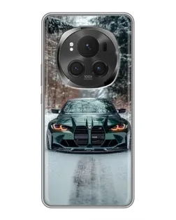 Чехол для Vivo X200 PRO с картинкой «BMW в зимнем лесу» Чехол для Vivo X200 PRO с картинкой «BMW в зимнем лесу»