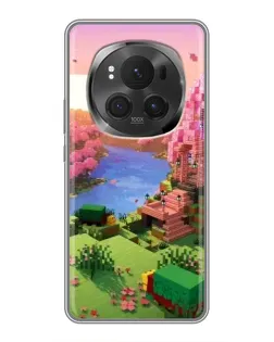 Чехол для Vivo X200 PRO с картинкой «Розовое дерево Minecraft» Чехол для Vivo X200 PRO с картинкой «Розовое дерево Minecraft»